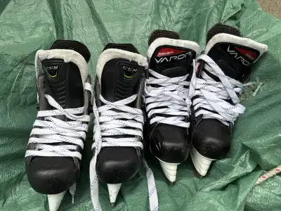 Skates Hockey Kids Youth (2) pairs both size (1), View more
