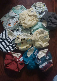 13 GroVia newborn cloth diapers