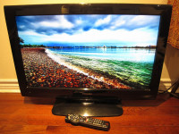 Toshiba "32 LCD TV, 2x HDMI, good shape with remote, warranty!