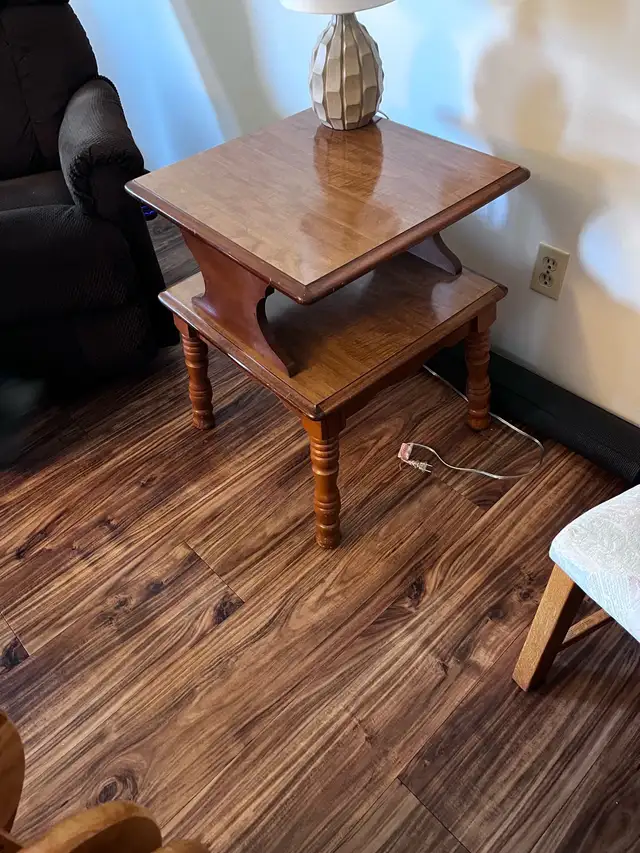 Vintage Tiered Side Table
