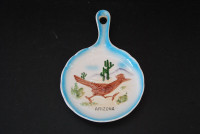 Vintage souvenir Arizona Roadrunner Decorative Skillet Fry Pan