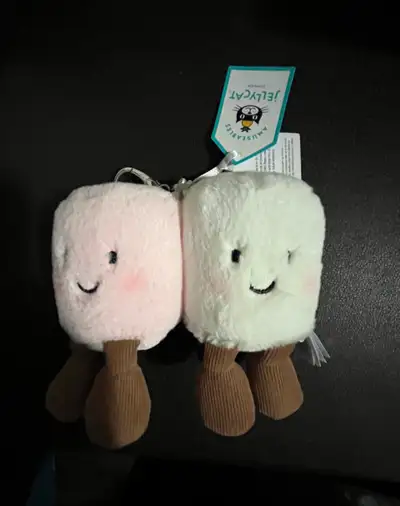 BRAND NEW JELLYCAT MARSHALLOW BAG CHARM, View more