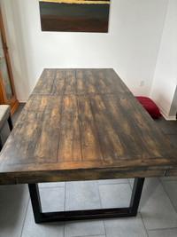 Urban Barn Reclaimed Wood Extension Dining Table