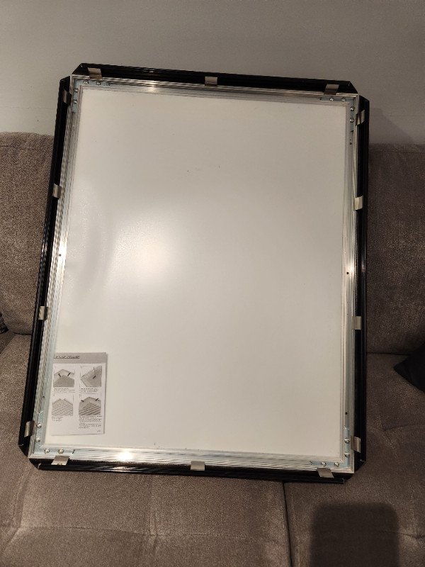 Aluminum Front Loading Poster Snap Frames with Protective Cover in Arts & Collectibles in Cole Harbour - Image 2