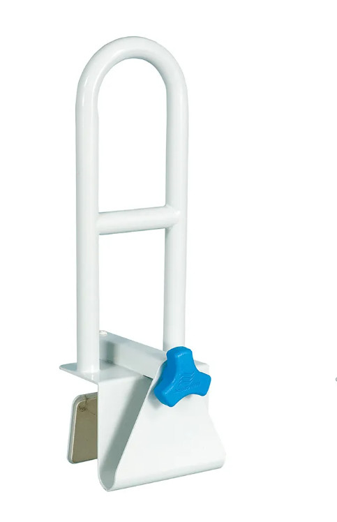 Poignée d'appui pour baignoire en acier blanc dans Santé et besoins spéciaux  à Laval/Rive Nord - Image 2
