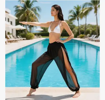 XL, Chiffon Harem Yoga Pants Trousers Aladdin., View more