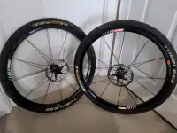 Shimano 26in. MTB Wheels/Tires/Spindle - Excellent Condition!