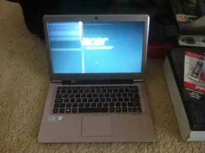 Acer Aspire S3 MS2346 ultrabook (good for parts) Intel Core i3-2377M, 1.5-GHz 4 GB RAM, 500G HDD, 2G...