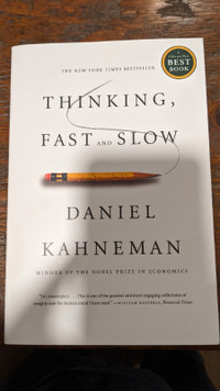 Thinking Fast & Slow by Daniel Kahneman (Book)