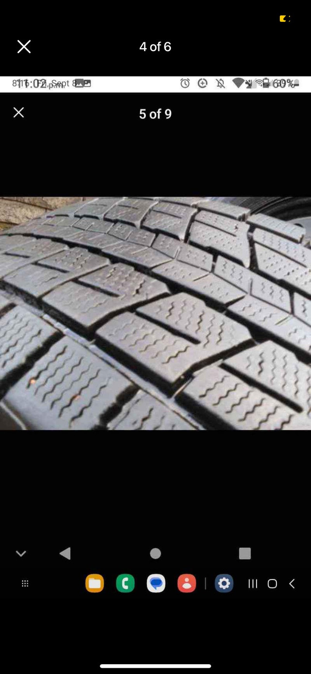 Set of 4 DUNLOP winter tires with rims(225 65 17) pattern (5×114 in Tires & Rims in Oakville / Halton Region - Image 4