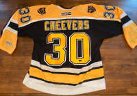 Gerry Cheevers Autographed Jersey
