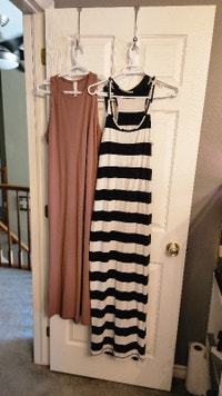size 8 Lululemon Refresh Maxi DressBlack / White