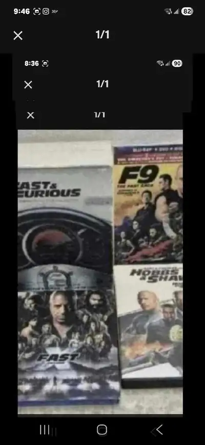 Blu ray dvds in great condition , View more