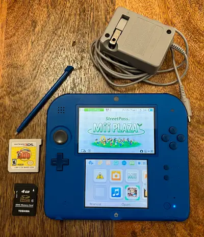 Electric Blue Nintendo 2DS, View more