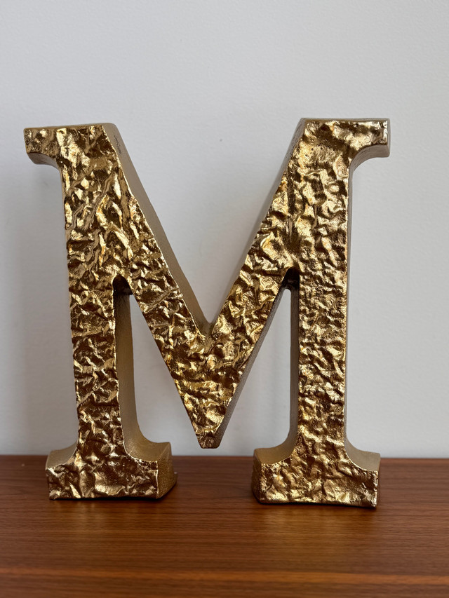 Letter ‘M’ decoration in Home Décor & Accents in Calgary