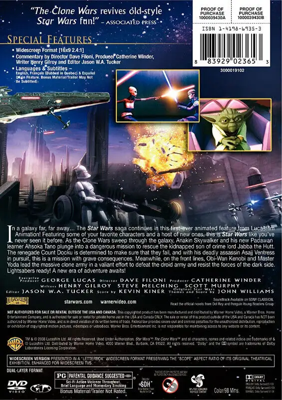 Star Wars: The Clone Wars in CDs, DVDs & Blu-ray in City of Toronto - Image 3