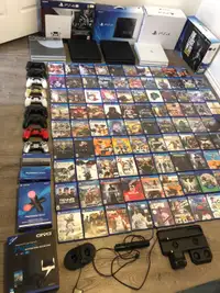 PS4 CONSOLES, CONTROLLERS AND ACCESSORIES FOR SALE 