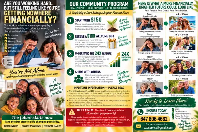 Community Group saving your financial future now