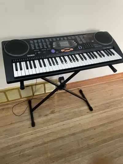 It’s casio keyboard, stand It’s used and working condition Cash and pickup Location- brimley and Law...