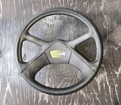 Poulan Lawn Tractor Steering Wheel with Center Cap and Hub., View more