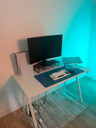 IKEA white desk, View more