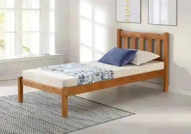 New single-Twin Bed, color - Cinnamon, Brand New in box in Beds & Mattresses in Mississauga / Peel Region - Image 2