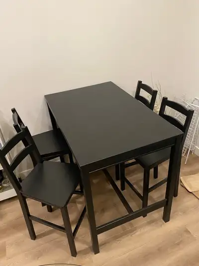 IKEA Dining Table and 4 Chairs, View more