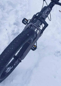 Fat  bike ideal for all seasons snow beach mountain or road 