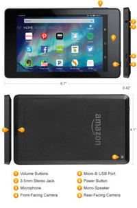 Preowned Amazon Fire HD 6 (4th Generation)