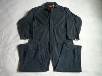 Coveralls Size XL 42" Waist Navy Blue Uniform for Mechanic etc