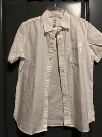 Brand new boys white button up shirt - NWT -8