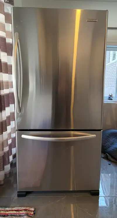 KitchenAid 33” fridge - delivery possible , View more