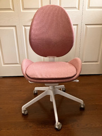 IKEA Hattefjall pink office chair