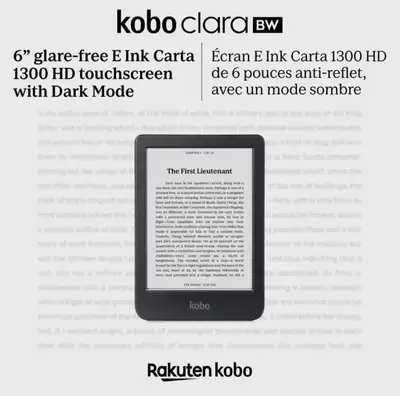 Kobo Clara BW, View more