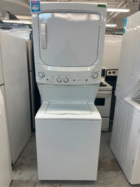 Laveuse Sécheuse Combiné GE blanche | Washer Dryer Unitized whit