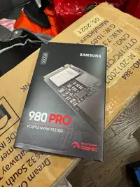 New! Samsung 980 PRO SSD 500GB - M.2 NVMe Interface Internal 