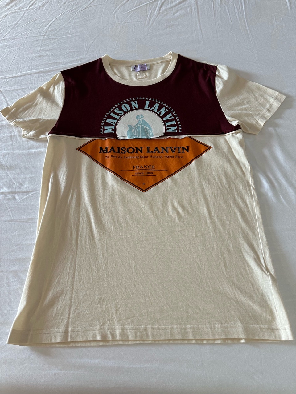 Lanvin, Lanvin Paris designer t shirt short sleeve tee shirt