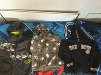 BOYS CLOTHES ...Size 8-10..... Jackets and Hoodies