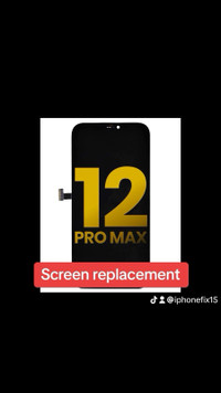 iPhone 12 Pro Max screen replacement 120