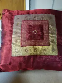 2 Red Decorative Pillows