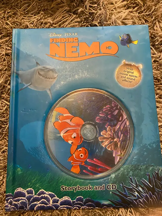 Finding Nemo book includes CD audio storybook 63992848812035120