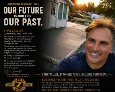 I am a professional concrete contractor and cement finiser with over 50 years experience, we now spe...
