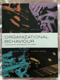Organizational Behaviour - 9th Ed (Hard Cover)