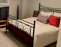 Stylish Ikea Metal Bed Frame for Sale!