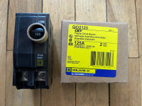 Square D breaker 125A neuf new
