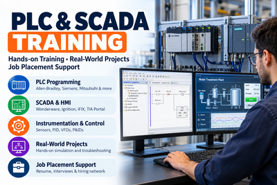 PLC SCADA Automation Training Siemens Allen Career Placement, View more