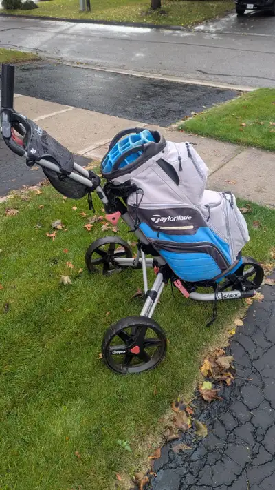 Taylormade Golf Bag for Sale at $50 (Cart Lite Bag, Black/Blue), View more