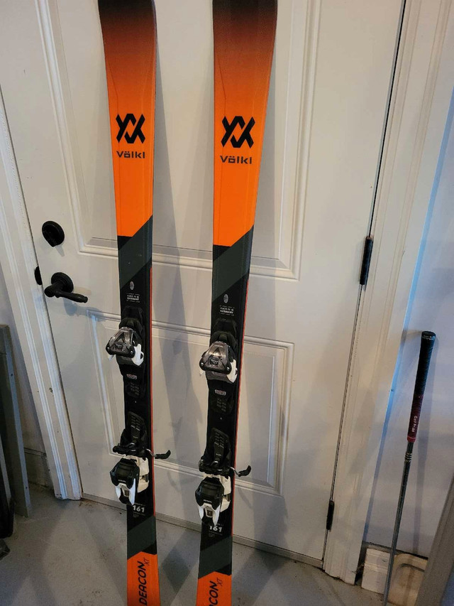 Volkl Deacon XT. 161 cm Men's Skis w Bindings in Ski in Belleville - Image 4