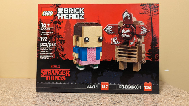 LEGO BrickHeadz Stranger Things 40549 Demogorgon Eleven in Toys & Games in Kitchener / Waterloo - Image 4