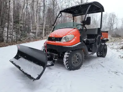 PRICE DROP on already Best Priced Kubota RTV plow package on the market! Conquer winter and chores l...